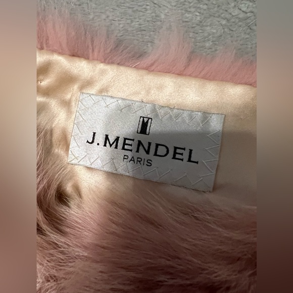 COPY - J Mendel authentic fur pink scarf - Picture 2 of 5